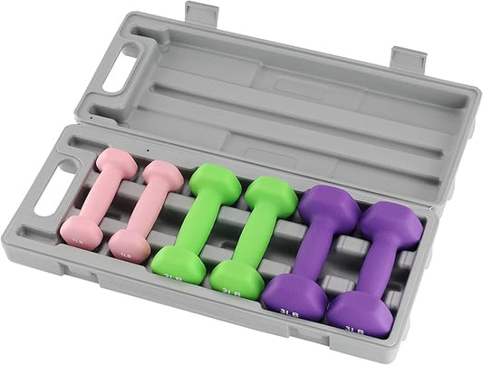 Dumbbell Set for Women and Men, Neoprene Dumbbell Free Hand Weight Set for Home Gym, Packed In Pairs