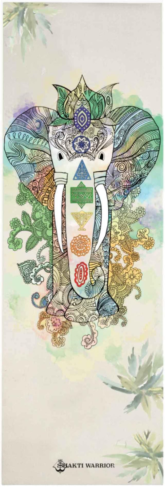 TPE Yoga Mat - Artist Designed, Premium eco friendly mats, Non Slip, Non toxic, Great For Regular & Hot Yoga, Pilates and Workouts (72 inch x 24 inch x 6mm thick)