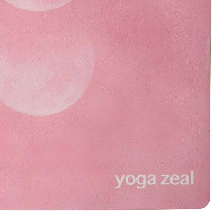 Yoga Mats By Yoga Zeal - Luxuriously Soft, Thick, Non-Slip, Hot Yoga Mat. Eco Printed. Designed to grip better with a sweaty yoga practice!