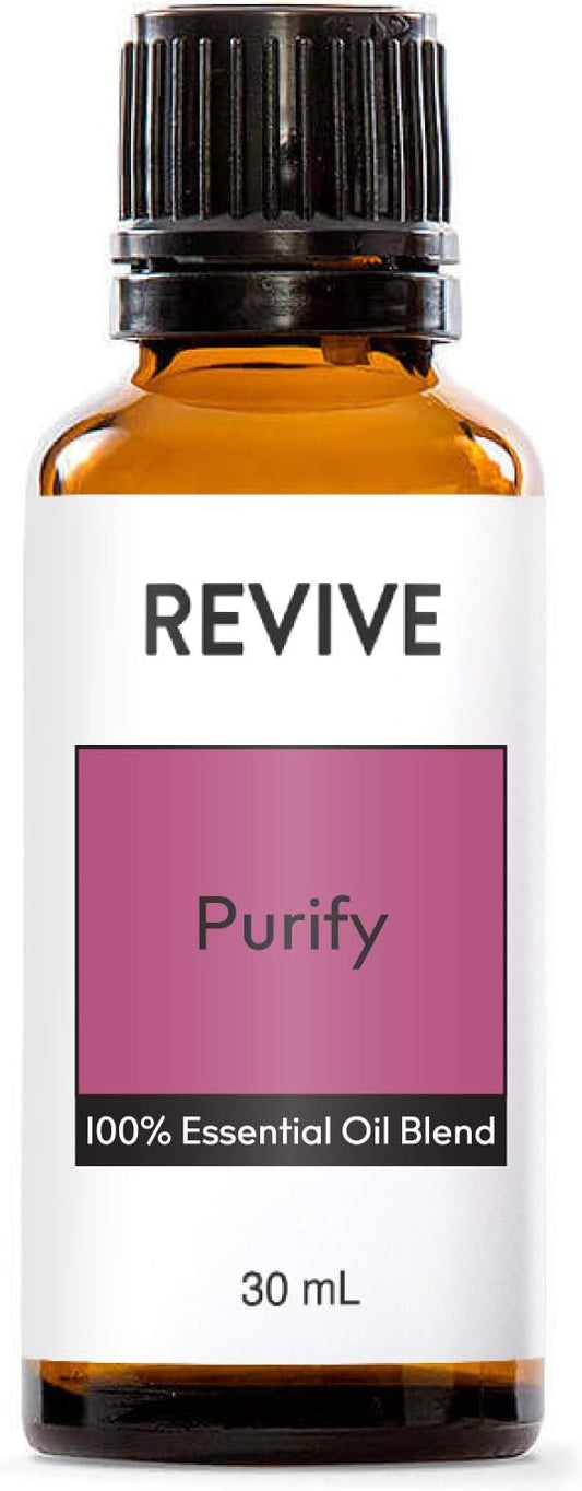 Purify Essential Oil Blend 30 mL by Revive Essential Oils - 100% Pure Therapeutic Grade, for Diffuser, Humidifier, Massage, Aromatherapy, Skin & Hair Care