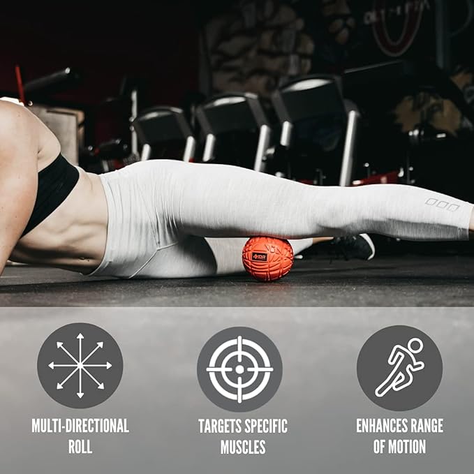 4KOR Massage Balls for Trigger Point Therapy - Myofascial Release Ball - Muscle Relief for Back, Neck, Shoulder, Foot Pain - Fitness Massage Balls for Mobility - Deep Tissue Release Ball