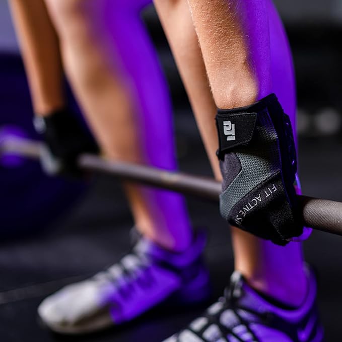 Fit Active Sports Max Grip Weight Lifting Workout Gloves for Gym Lifting, Biking, Fitness Training | Lightweight, Breathable, Non Slip | Men and Women