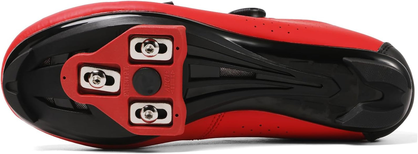 Cycling Shoes, Unisex Delta Cleats Compatible, Indoor Peloton and Outdoor Road Bike Shoes for Men and Women