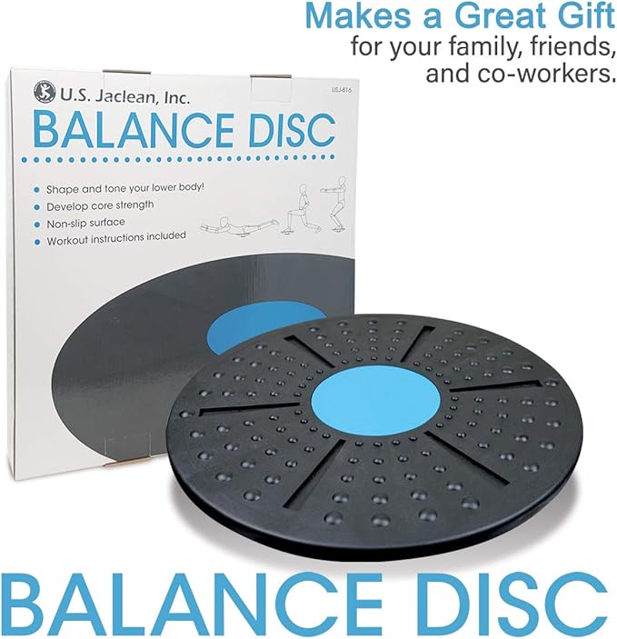 Daiwa Felicity Balance Board Disc Wobble Board Physical Therapy Equipment Core Trainer Lightweight Only 1 pound and Holds Up to 300 ponds