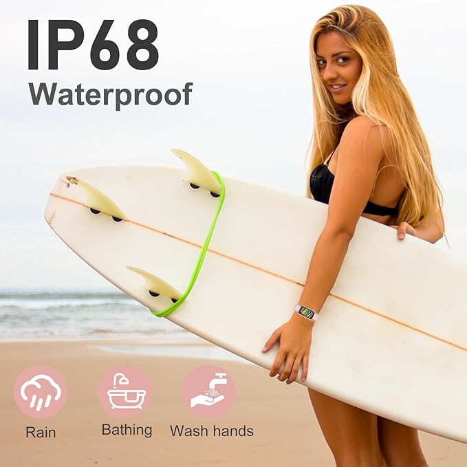 Fitness Tracker with 24/7 Heart Rate, Blood Oxygen, Sleep Tracker, 1.47''Waterproof Fitness Watch, Activity Tracker with Step Tracker for Women Men