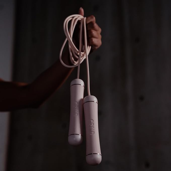 GRIND | Jump Rope - Adjustable "Float" | Tangle-Free, Rapid Speed with Ball Bearings | Ergonomic Soft Grip Handles | Skipping Rope for Fitness, Endurance Training, Gym Workout, or Home Exercise