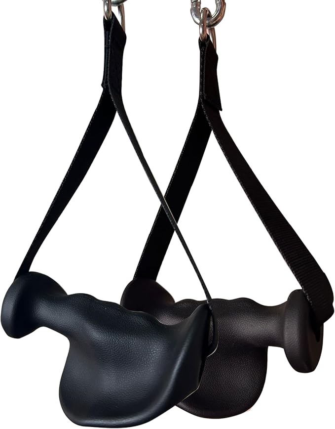 Ergonomic Tricep Rope Pulldown Attachments, Upgraded 27 32 40 & 47 Inch Extra Long Triceps Rope Cable Attachments for Gym, LAT Pull Down Bar for Cable Machine, Tricep Workout Cable Attachments