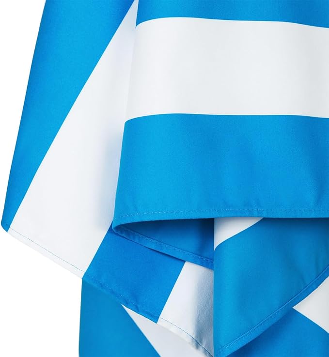 Dock & Bay Beach Towel - Quick Dry, Sand Free - Compact, Lightweight - 100% Recycled - Includes Bag - Set of 4 - Cabana Classics, Extra Large (200x90cm, 78x35)