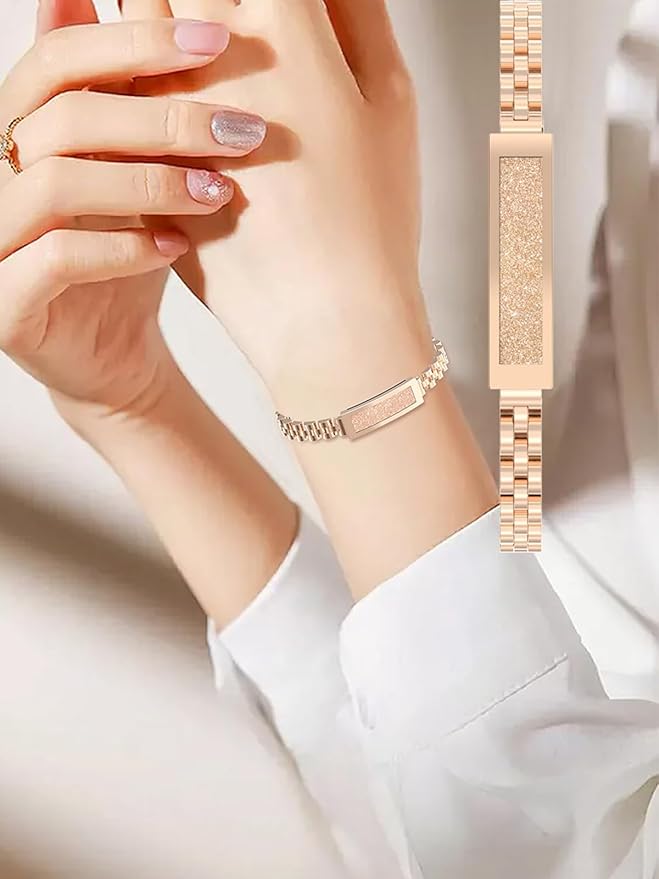 Smart Bracelet Fitness Tracker Heart Rate Monitor Sleep Tracker Step Counter Calories Pedometer Activity Tracker Remote Camera Dress Health Wristband for Women Ladies