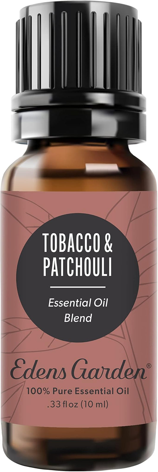 Edens Garden Tobacco Patchouli Essential Oil Blend- 100% Pure Premium Grade, Undiluted, Natural, Therapeutic, Aromatherapy, The Best for Diffusing, Skin, Candle, Humidifiers 10 ml (.33 fl oz)