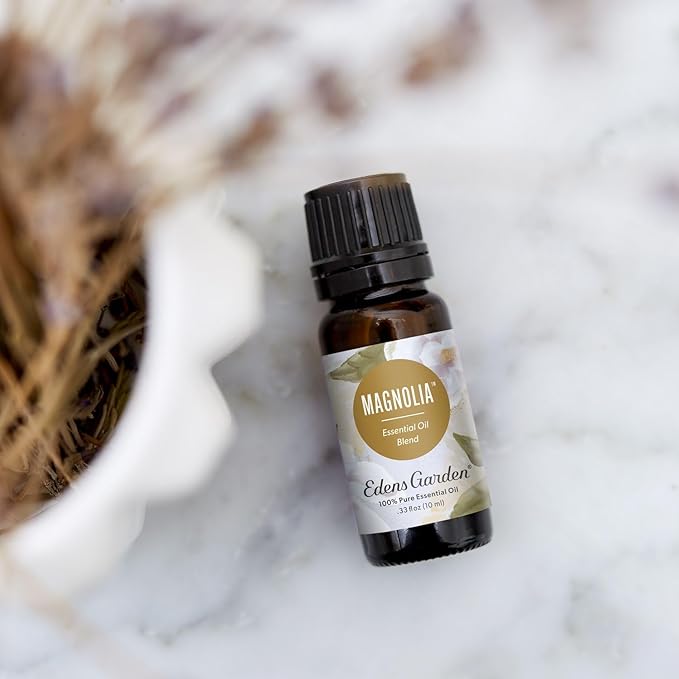 Edens Garden Magnolia Essential Oil Blend – 100% Pure Therapeutic Grade Aromatherapy, Toxin-Free, Clean & Natural, Best for Diffuser & Skin, Floral Scented Candles & Soap Making 10 ml (.33 fl oz)