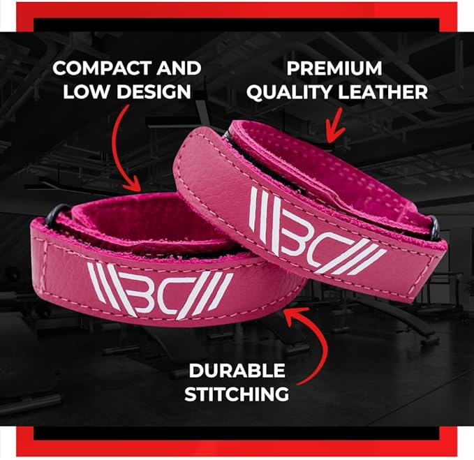 WARM BODY COLD MIND Leather Wrist Wraps for Weightlifting, Powerlifting, Gym – Heavy Duty Wrist Straps for Strength Training, for Men & Women
