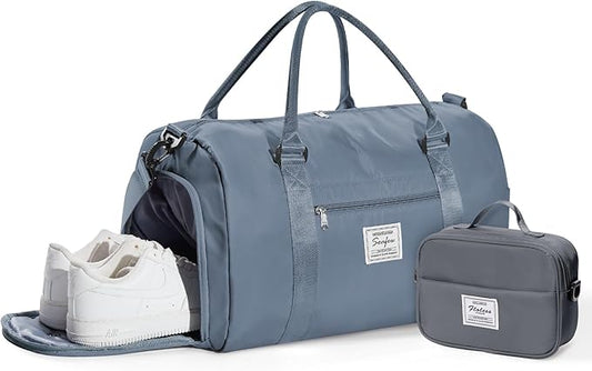 Gym Bag Womens,Travel Duffel Carry on Bag Sport Tote Bag Weekend Overnight Bag