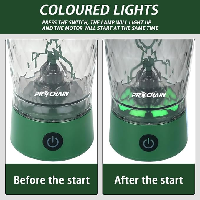 Electric Protein Shaker Bottle, USB Rechargeable Mixing Cup, Water Drink Mixer Portable Bottles for Gym Sport, BPA-Free Tritan, 22oz