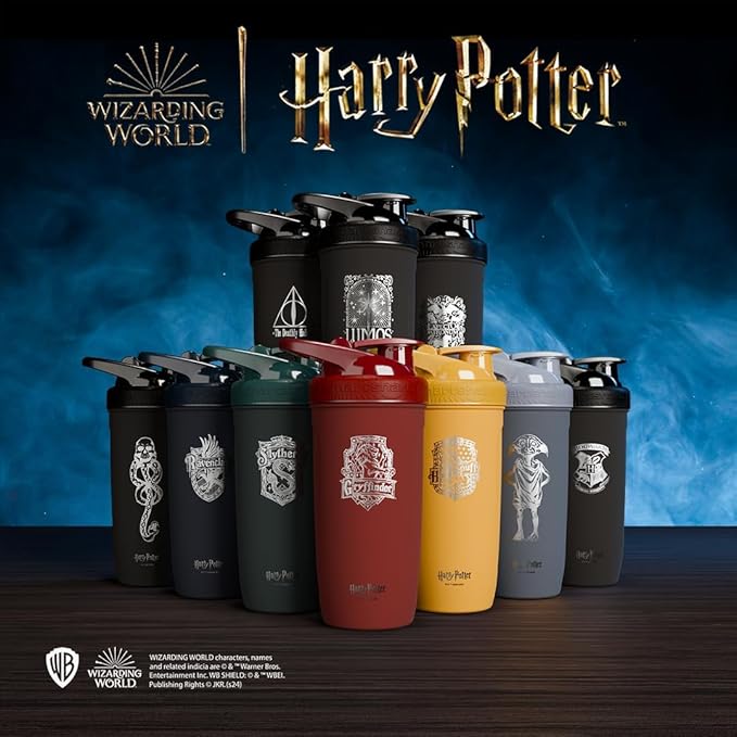 Smartshake Reforce Stainless Steel Harry Potter Expecto Patronum Style Shaker Bottle (900 ML /30oz) | Lightweight Resistance Sports Shaker Bottle with a Soft Lid | Leakproof, BPA Free & DEHP Free