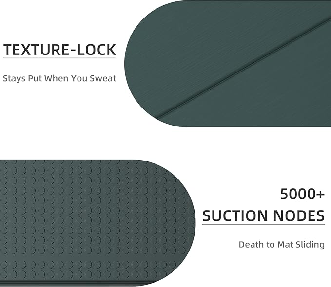 Foldable Yoga Mat, Extra Thick 0.32 inch, SGS Certifed, Non Slip, 71 x 24 inches, Foldable for Travel, Pilates, Camping, Environmental Sports Mat, Odorless TPE Material