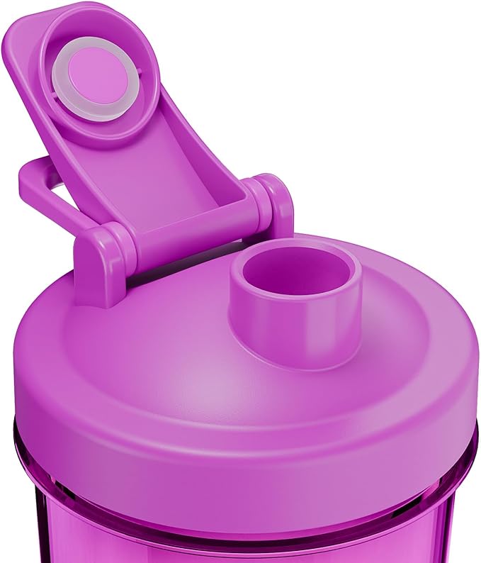 Electric Shaker Bottle USB C Rechargeable Protein Shaker Bottle Shaker cups for Protein Shakes Mixer with 24oz BPA Free Tritan Meal Replacement Shakes Made with Tritan Portable Blender Cup (Purple)