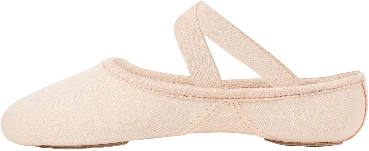 Cloud Soft 4 Way Stretch Canvas Ballet Shoes Split Sole Dance Slippers for Toddler Girls, Little Big Kids Training