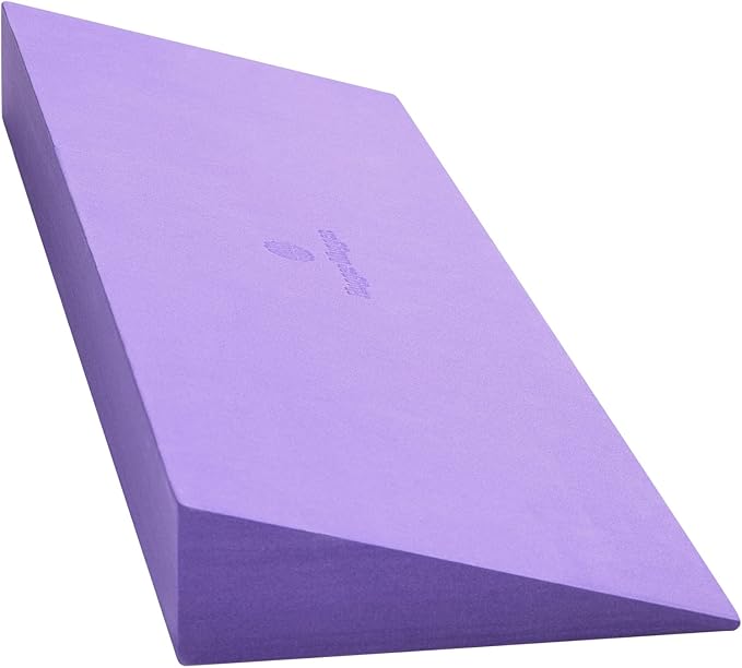 Hugger Mugger Yoga Wedge - Gentle Lift for Sensitive Wrists, Durable and Stable, Supports Joints, Great for Downward Dog