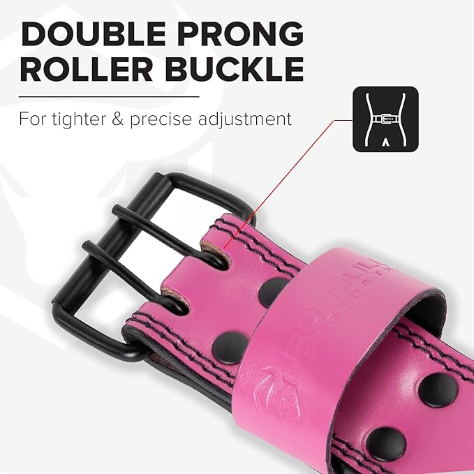 7mm Leather Weight Lifting Belt (IPF, USAPL, USPA, IPL USAW & IWF Approved) - 4" to 2” Tapered Premium Weightlifting Belt for Olympic Lifting, Powerlifting, Cross training, Gym, Workout & Weight Training - Weightlifting Belts for Men and Women