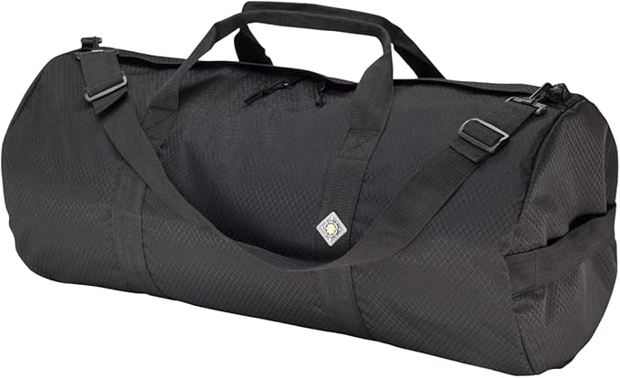 Diamond Ripstop Duffle Bags, Ultra Tough & Tear Resistant, Reinforced Stitching, Weatherproof, Packable Foldable Duffle Bag for Traveling