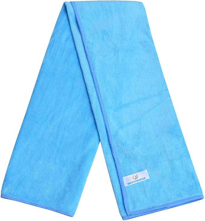 HOPESHINE Gyms Towels for Men & Women Microfiber Exercise Fitness Home Absorbent Sweat Yoga Towels Sports Towels Soft Fast Drying 16inch x32inch 3-Pack