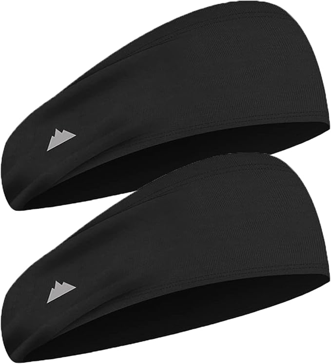 Tough Headwear Sport Headbands for Men - Workout Headbands for Women - Running Headband -Tennis Athletic Sweatband