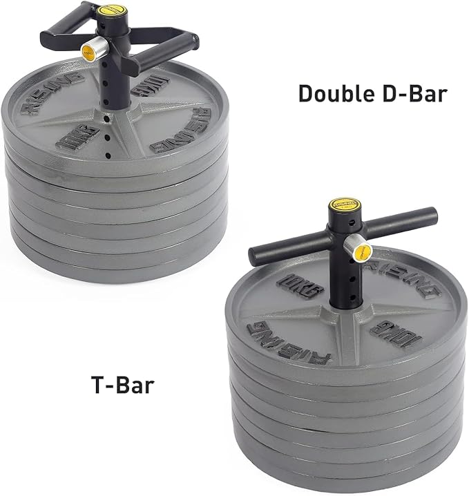 Adjustable kettlebell Handle, Heavy Duty Kettlebell Handle for Plates, Loading Pin with D-bar, Double D-bar and T-bar for Olympic Weight Plates, Hold Up 200lbs.