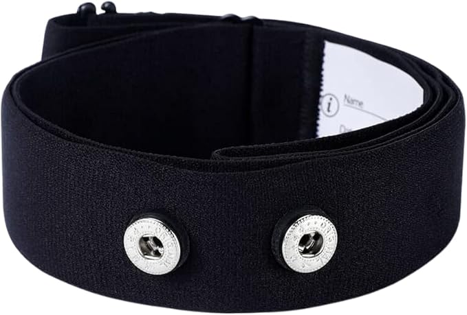 Compatible with Myzone MZ-SWITCH Strap Heart Rate Monitor Replacement Chest Beit Adjustable Soft Band Black