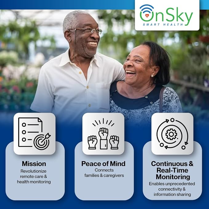 SkyPad FDA-Cleared Contactless Heart Rate & Breathing Monitor, Adult & Children Home Health Care - Senior & Nursing Home - Continuously Monitor Sleep & Wellness Anywhere Anytime - Urgency Alert