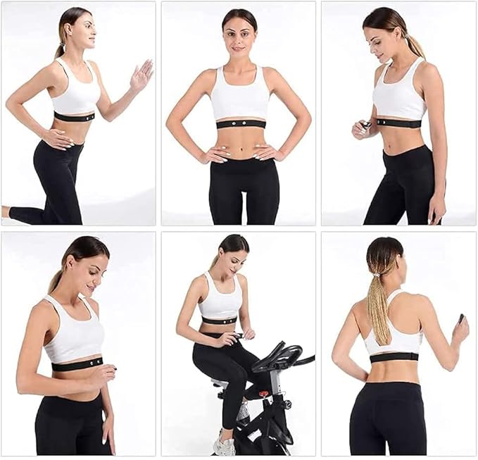 Heart Rate Monitor Chest Strap Compatible with MYZONE MZ-3 Replacement Strap