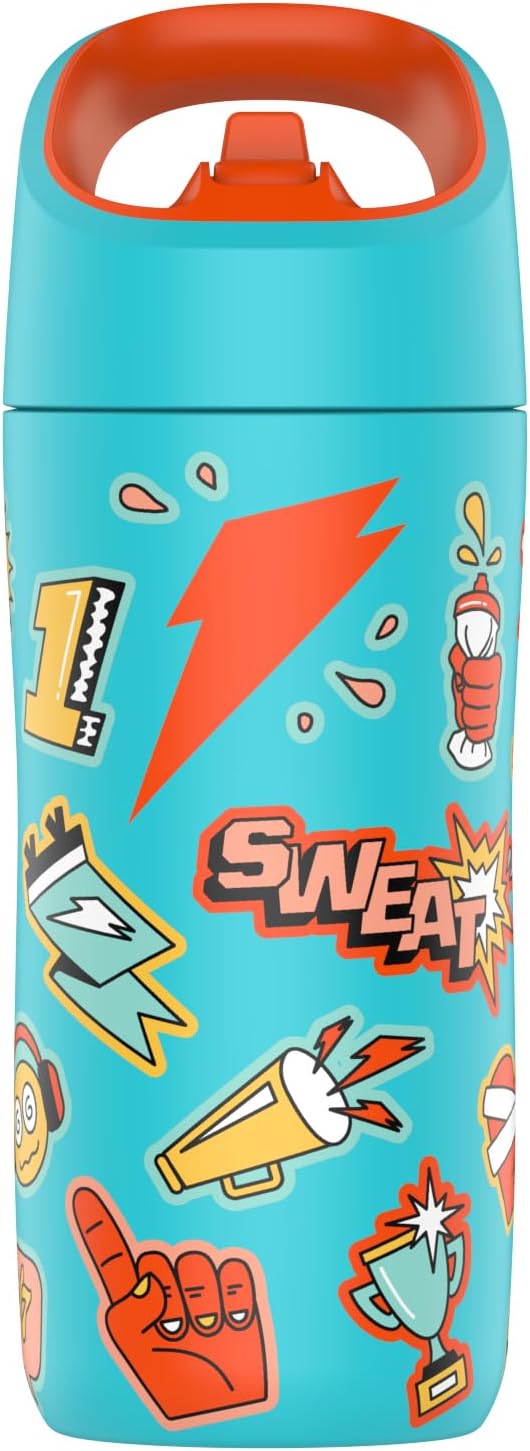 Gatorade Kids' Rookie Metal Water Bottle, 12oz, Stainless Steel Bottle, Double-Wall Insulation, Vacuum Insulated, Thermo Mug