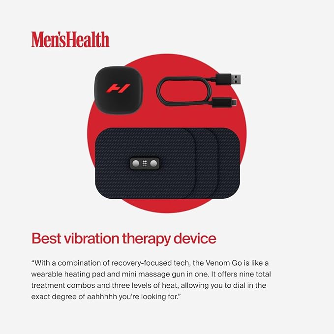 Hyperice Venom Go - Advanced Heat + Vibration Wearable (Venom Go) - FSA and HSA