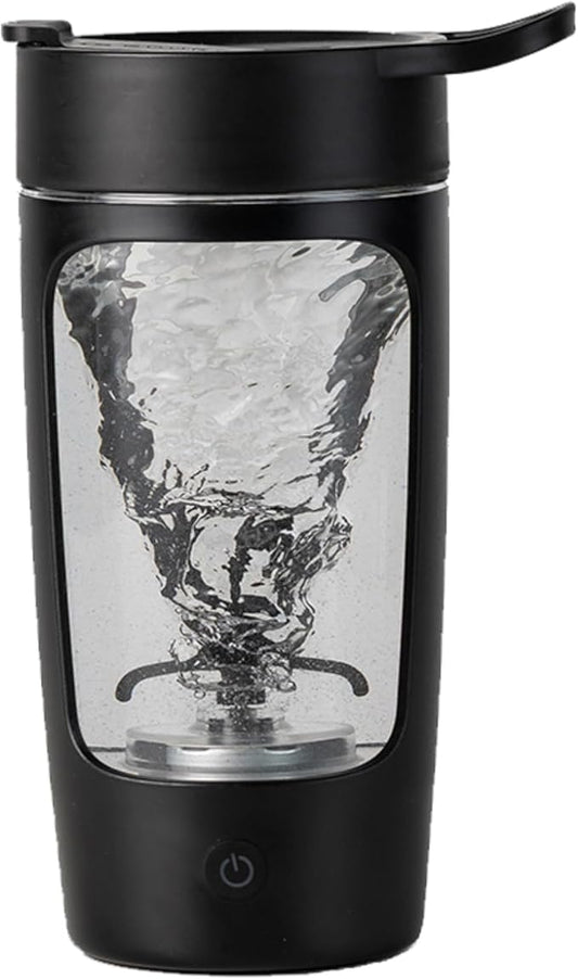 Electric Shaker Bottle, Blender Bottles For Protein Mixes, | Tritan | BPA Free| Portable Mixer Cup, Rechargeable Shake Cups And Meal Replacement Shakes, 22 oz(Black)