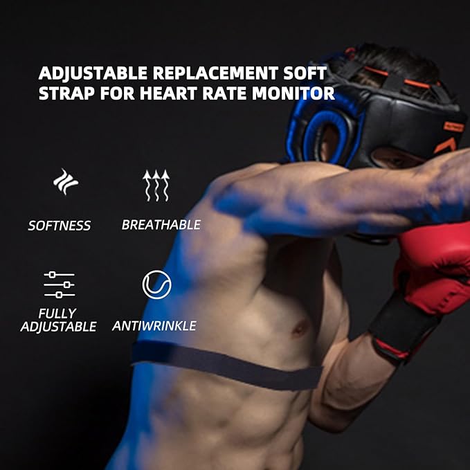 Polar H10 H9 H7 Chest Strap Replacement - Adjustable Soft HRM Compatible with Polar Heart Rate Sensor