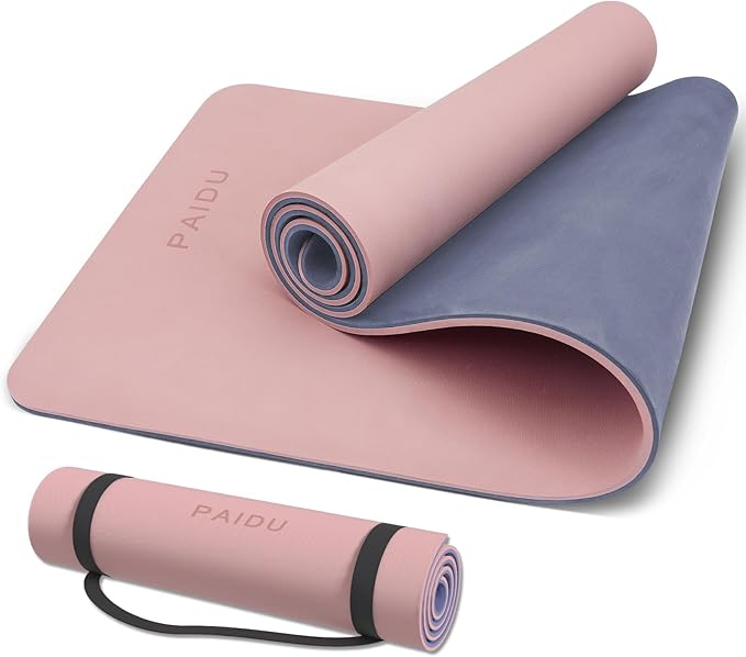 Yoga Mat Non Slip Anti-tear,extra thick-2/5 inch（10MM）High Resiliency Professional POE Yoga Mats for Women Men Kids,72"x24"inch,Workout, Yoga, Pilates and Floor Exercise, with Carrier Strap