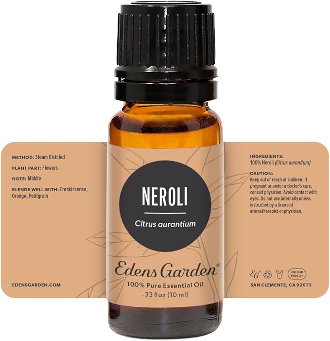 Edens Garden Neroli Essential Oil- 100% Pure Premium Grade, Undiluted, Natural, Therapeutic, Aromatherapy, The Best for Diffuser, Skin, Face, Kid Safe 10 ml (.33 fl oz)