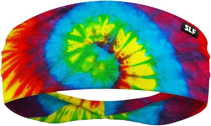 SLEEFS Sweat Bands Headbands Men & Women - Cooling Sports Mens Headband for Running, Football, Basketball, Cycling, Workout - Sweat Moisture Wicking Head Band Stretch Fit, Non-Slip Design - One Size