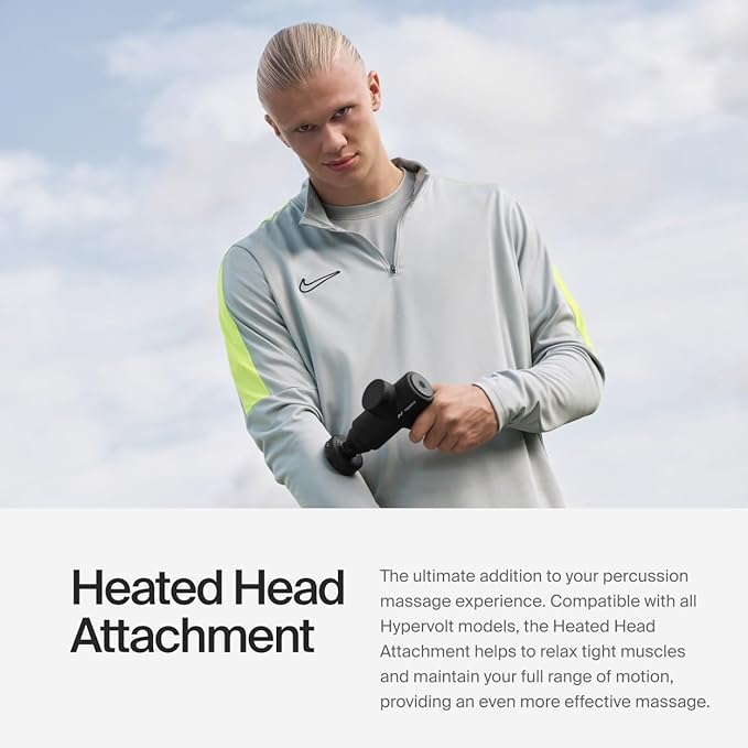 Hyperice Hypervolt Heated Head Attachment – Compatible with All Hypervolt Models – Relax and Loosen Sore and Tight Muscles - FSA and HSA