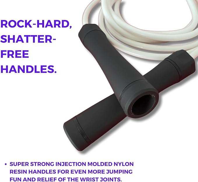 Elevate Gravity Heavy Rope - 3m, 10mm PVC - Boost Muscle, Cardio & Strength - Smooth Bearings - Ideal Indoor/Outdoor & Weight Loss.