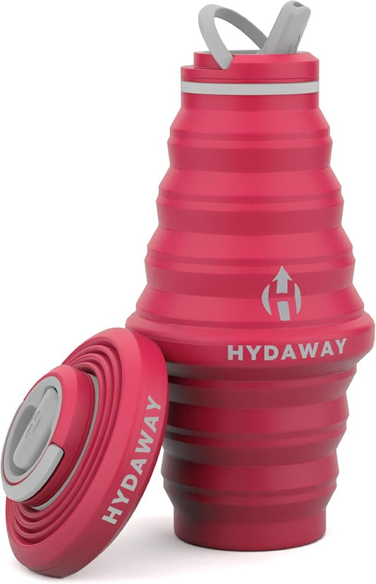 HYDAWAY 25oz Collapsible Water Bottle - BPA-Free, Leakproof, Lightweight, and Space-Saving - Perfect for Hiking, Travel, and All-Day Hydration