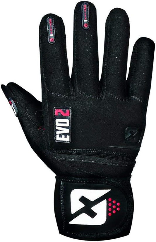 skott Evo 2 Weightlifting Gloves with Integrated Wrist Wrap Support-Double Stitching for Extra Durability-Get Ripped with The Best Body Building Fitness and Exercise Accessories