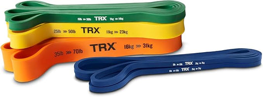 TRX Training Strength Band Set, Full-Body Resistance Bands for Home and Gym Use, Resistance Bands for Working Out