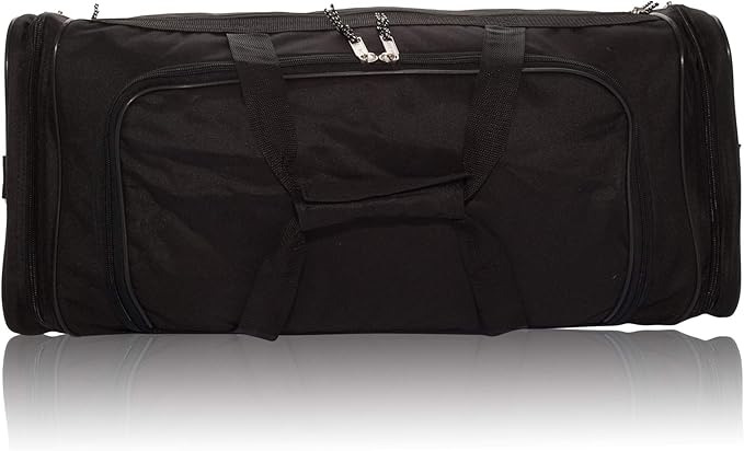 DALIX 25" Extra Large Vacation Travel Duffle Bag (Black, Grey, Navy Blue, Red, Camo)