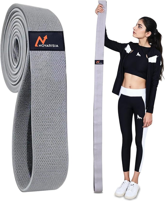 Fabric Resistance Bands for Women and Men - Non-Slip, Durable Exercise Bands for Stretching, Yoga, and Home Fitness