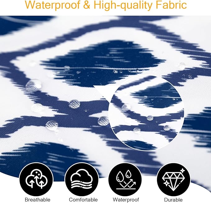 Outdoor Bench Cushion Waterproof, Tufted Bench Seat Cushion 42 x 15 Inch, Patio Wicker Indoor Seat Pads for Outside Garden Patio Balcony