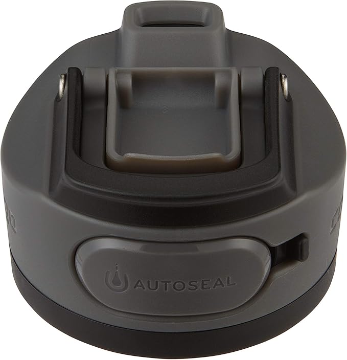 Contigo Cortland Chill 2.0 Vacuum-Insulated Stainless Steel Water Bottle, Spill-Proof Sip Technology, Interchangeable Lid, 24oz, Steel/Licorice, Perfect for Fitness Travel Everyday Use