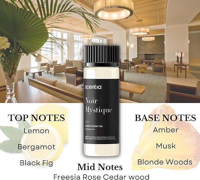 Hotel Inspired Collection Diffuser Oils – 3×20ml Aromatherapy Set | Luxury Scents Inspired by 5-Star Hotels | Gift-Ready Essential Oil Blend