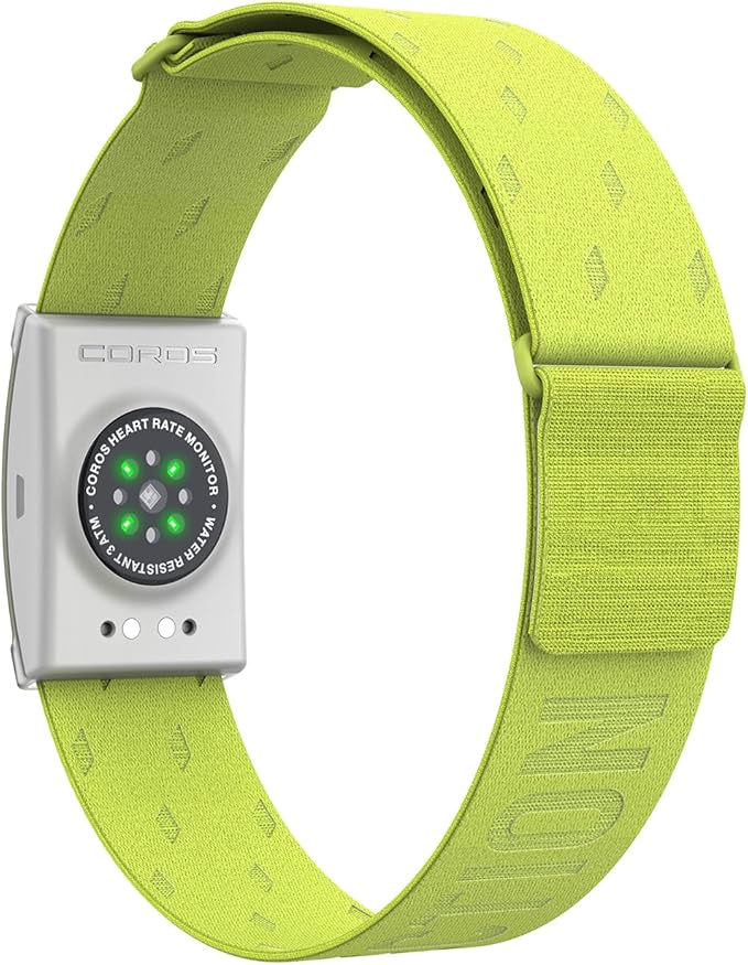 COROS Heart Rate Monitor, Comfort, Easy to wear, Auto-wear Detection, Advanced Sensor, Precise Data, Bluetooth, 38 Hours Battery Life, Connects up to 3 Devices at Once, for Run and Bike