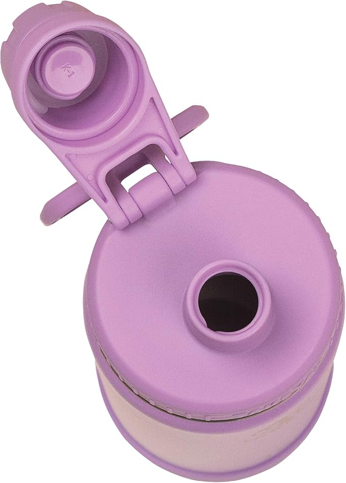 Takeya Actives Water Bottle with Spout Lid - Bottle with Double Stainless Steel Insulation - Dishwasher Safe & BPA-Free - Bottle with Spout Lid & Removable Bumper - 24 oz, Lilac